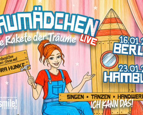 Sandra Hunke Baumädchen live Tour mit smile!producing