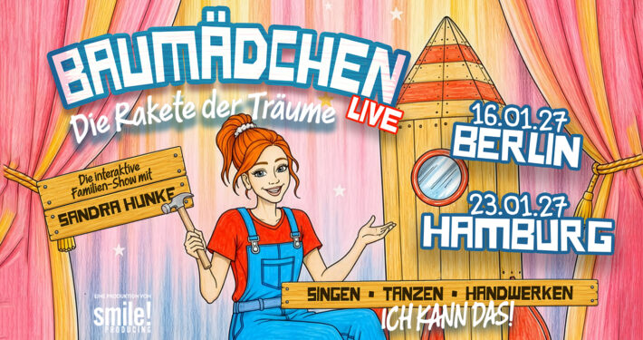 Sandra Hunke Baumädchen live Tour mit smile!producing